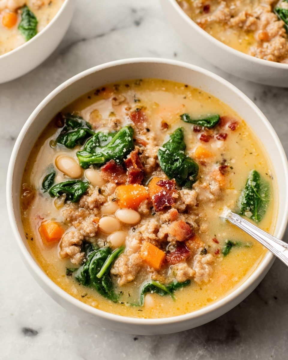 Italian Sausage White Bean Soup Recipe - Recipe Image