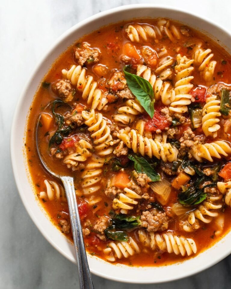 Italian Sausage and Pasta Soup Recipe