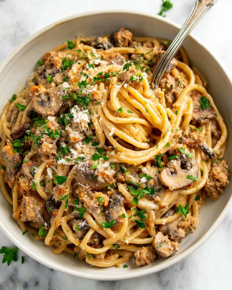 Italian Sausage Mushroom Pasta Recipe