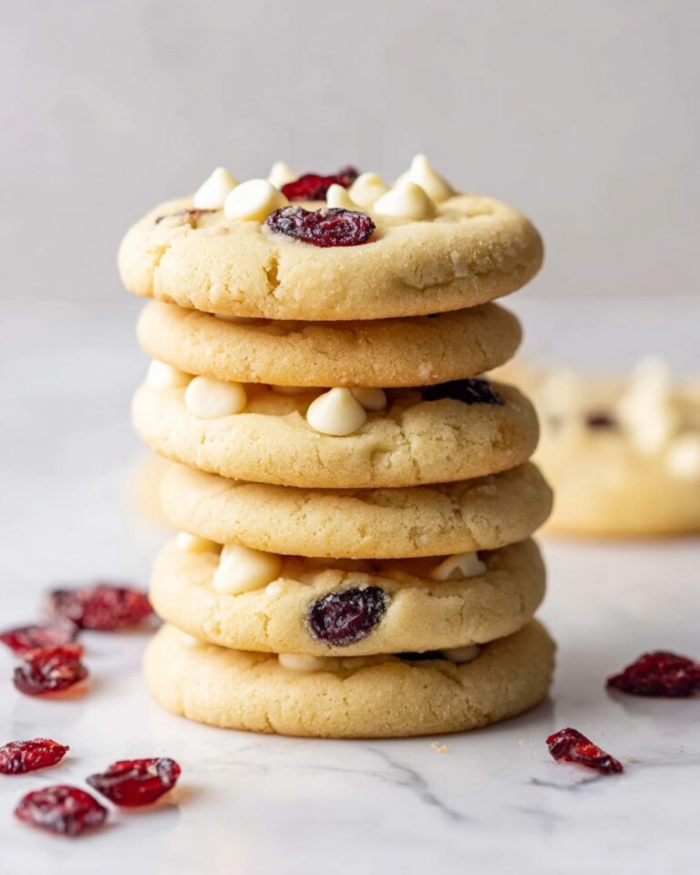Easy Cranberry Cookies with White Chocolate Recipe