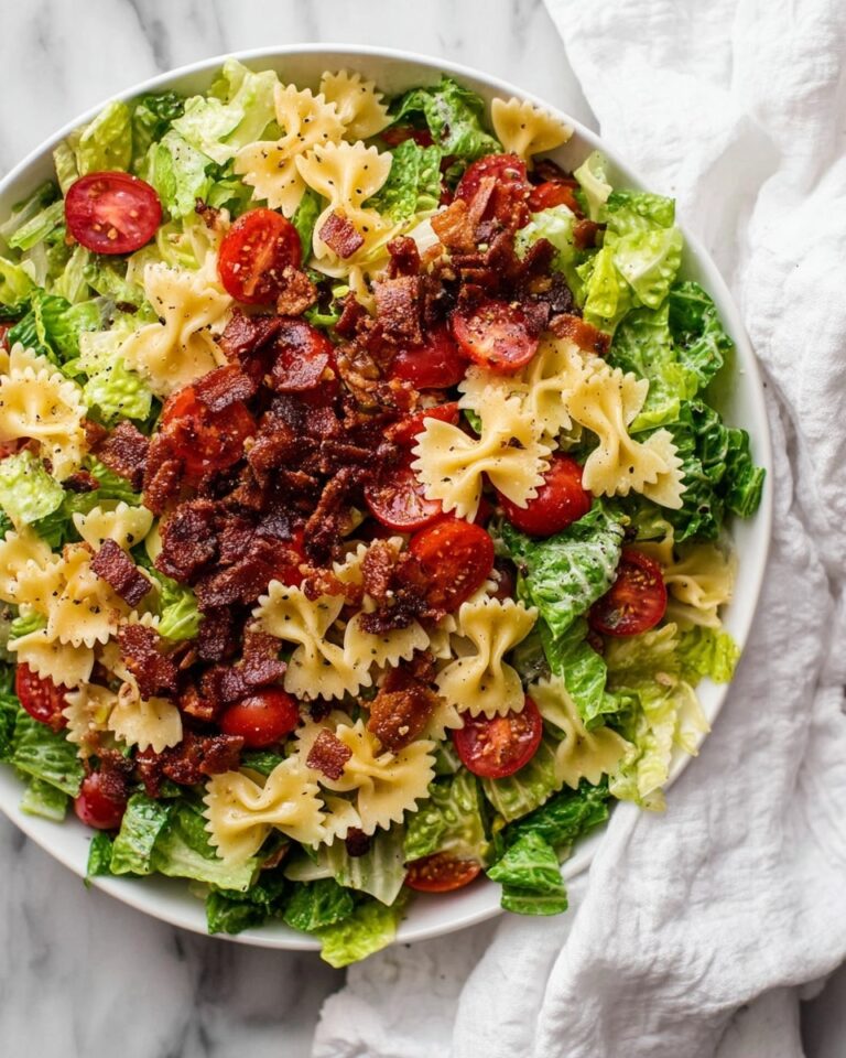 BLT Bowtie Pasta Salad Recipe