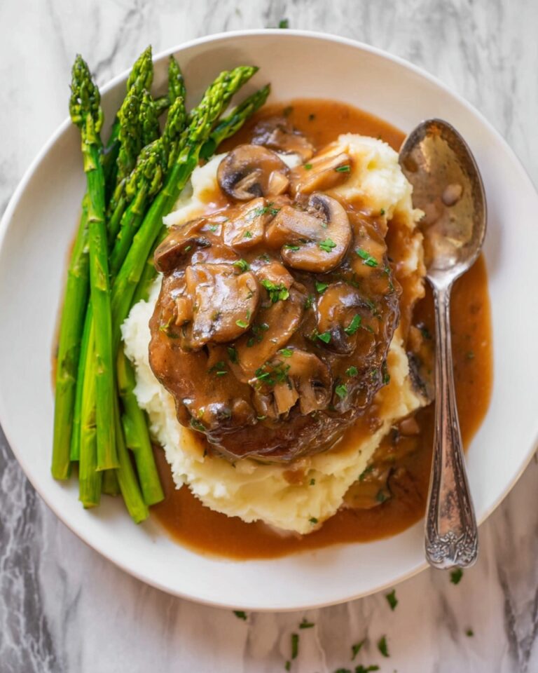 Salisbury Steak with Mushroom Gravy Recipe