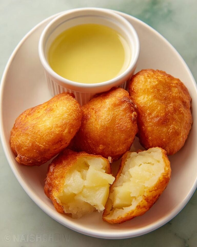 Russian Potato Piroshki with Garlic Dip Recipe