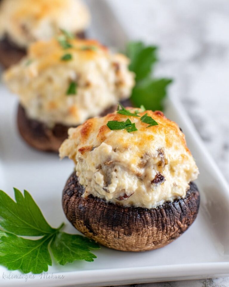 Chicken Stuffed Mushrooms Recipe