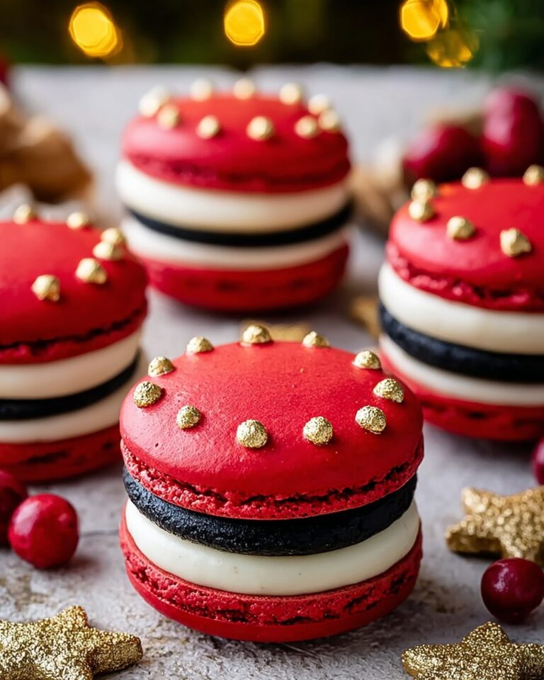 Santa Claus Macarons Recipe