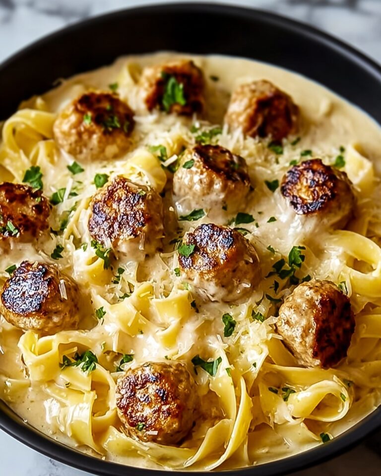 Garlic Butter Chicken Bites with Creamy Parmesan Pasta Recipe