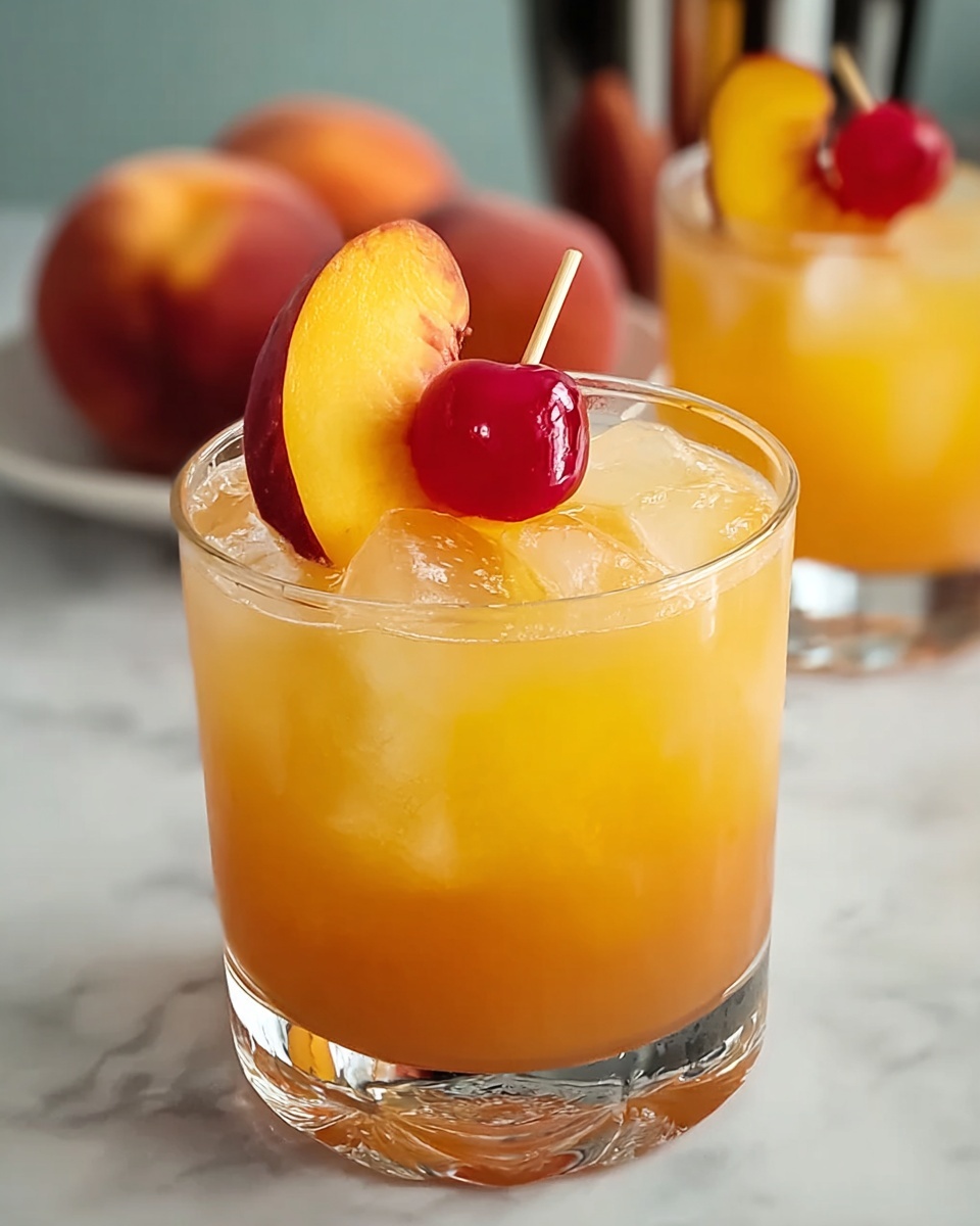Crown Peach Mixers – Delicious Cocktail Pairings with Crown Royal Peach Whiskey Recipe - Recipe Image