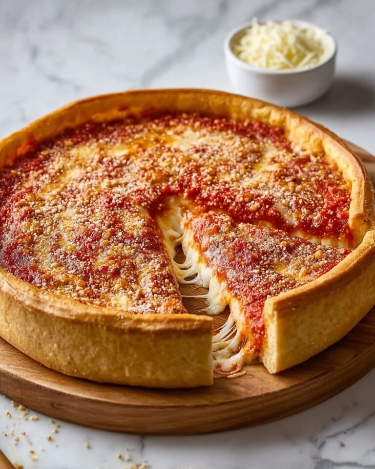 Deep Dish Pepperoni Pizza Recipe
