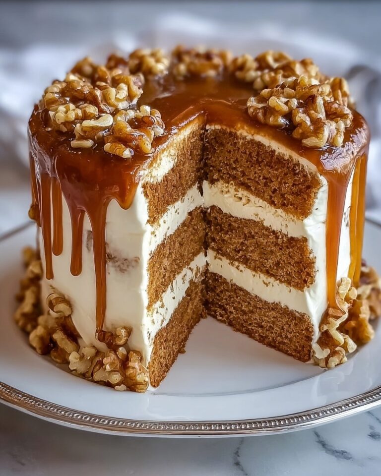 Heavenly Banana Walnut Cream Cake Recipe