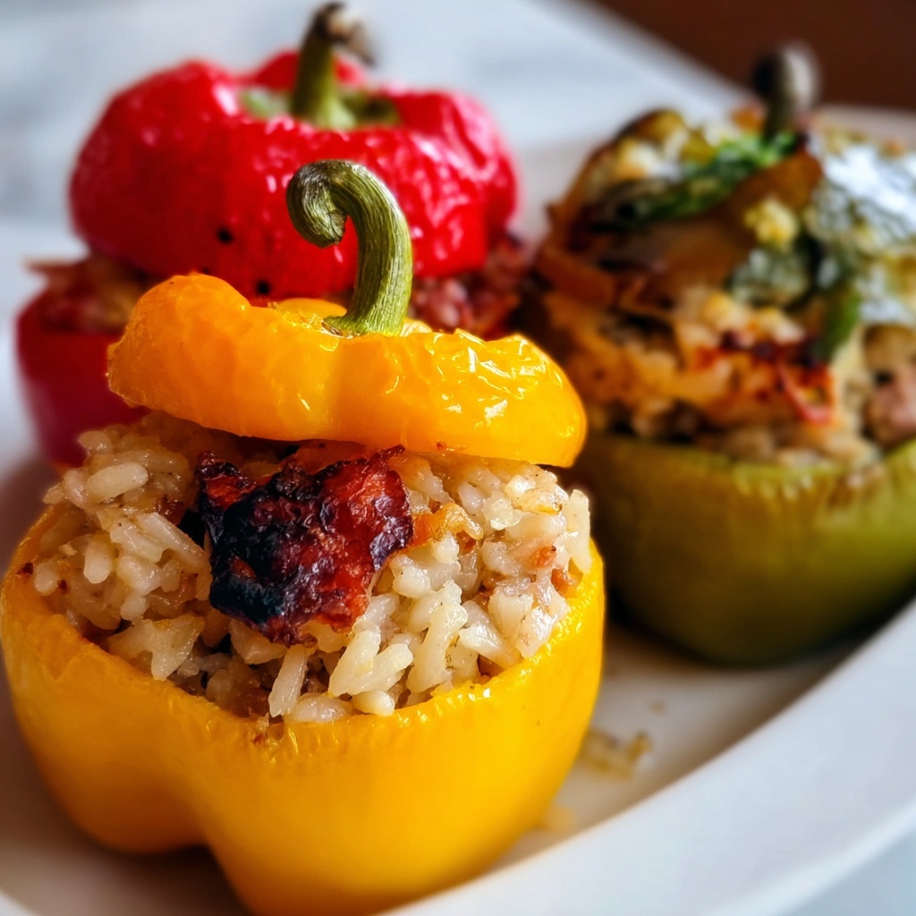 Roasted Stuffed Bell Peppers Recipe - Recipe Image