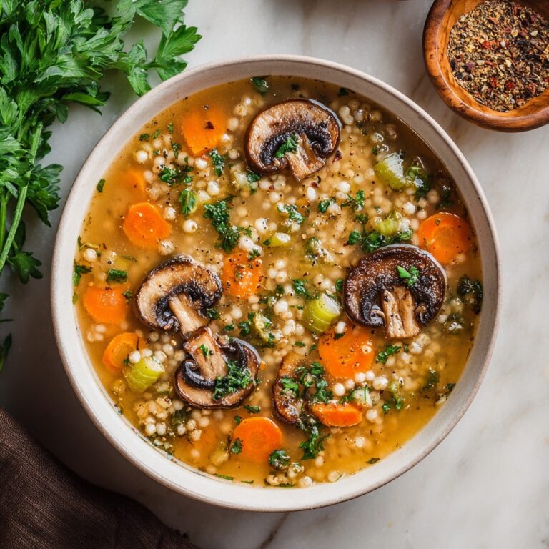 Mushroom Barley Soup Recipe
