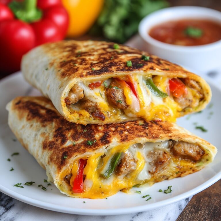 Veggie Fajita Folded Wraps Recipe