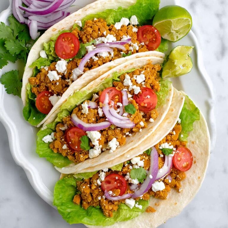 Red Lentil Tacos Recipe