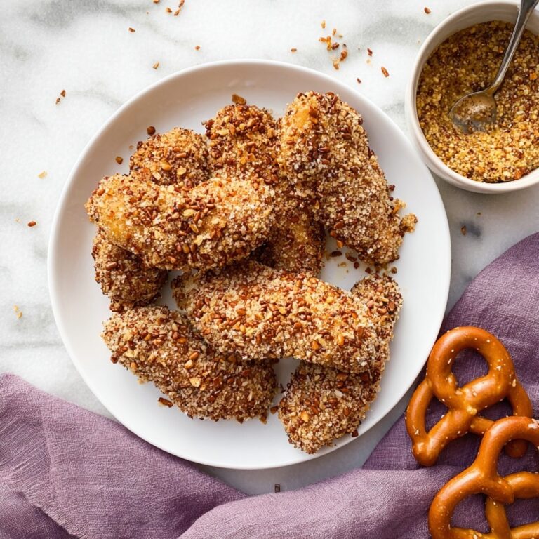 Pretzel Crusted Chicken Tenders Recipe
