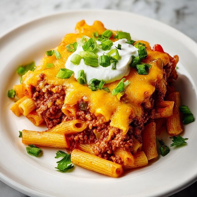 Spicy Cheesy Baked Enchilada Pasta Recipe