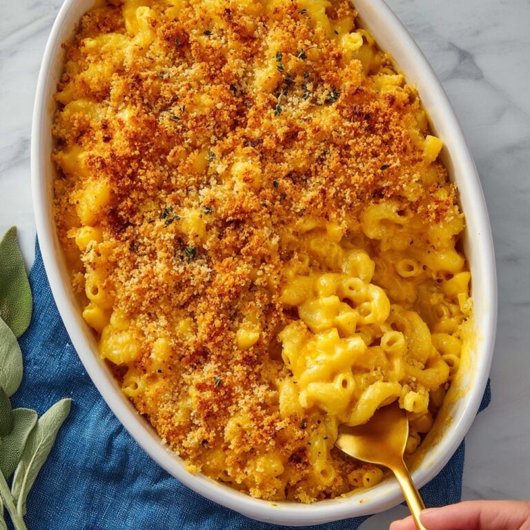 Baked Pumpkin Mac and Cheese Recipe