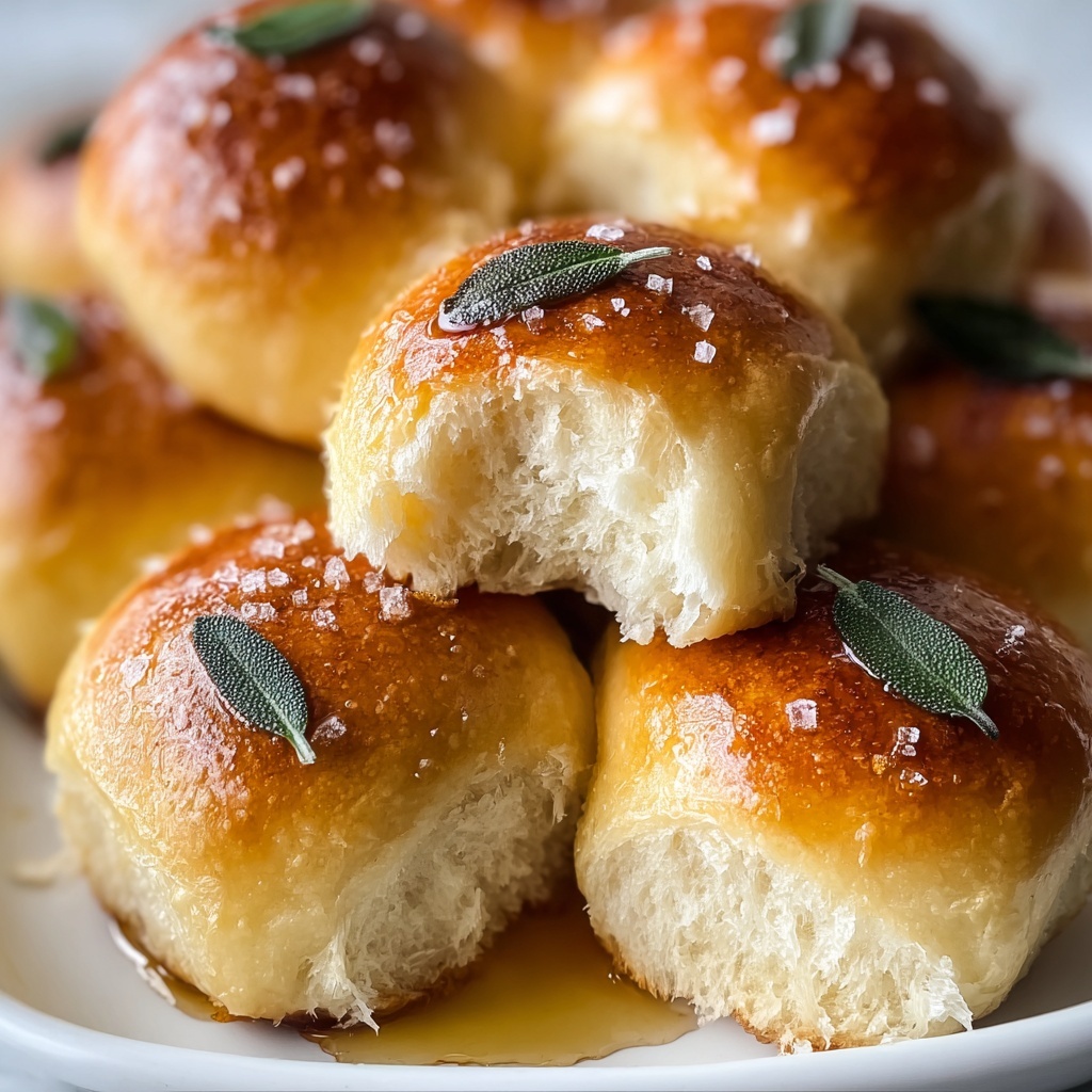 Brown Butter Sage Dinner Rolls Recipe - Recipe Image