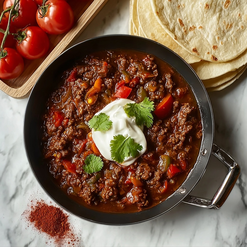 Carne Guisada with Flour Tortillas Recipe - Recipe Image