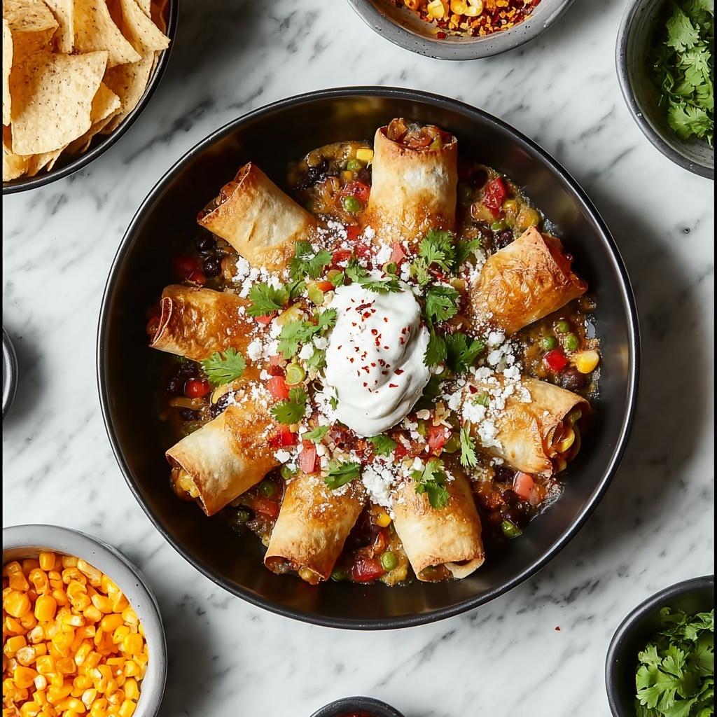 Southwest Chicken Egg Rolls Recipe - Recipe Image