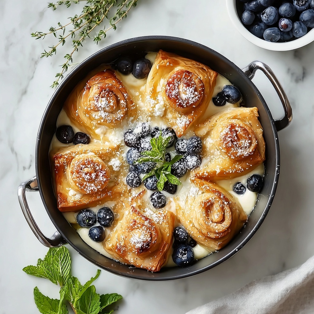 Blueberry Cream Cheese Egg Rolls Recipe - Recipe Image