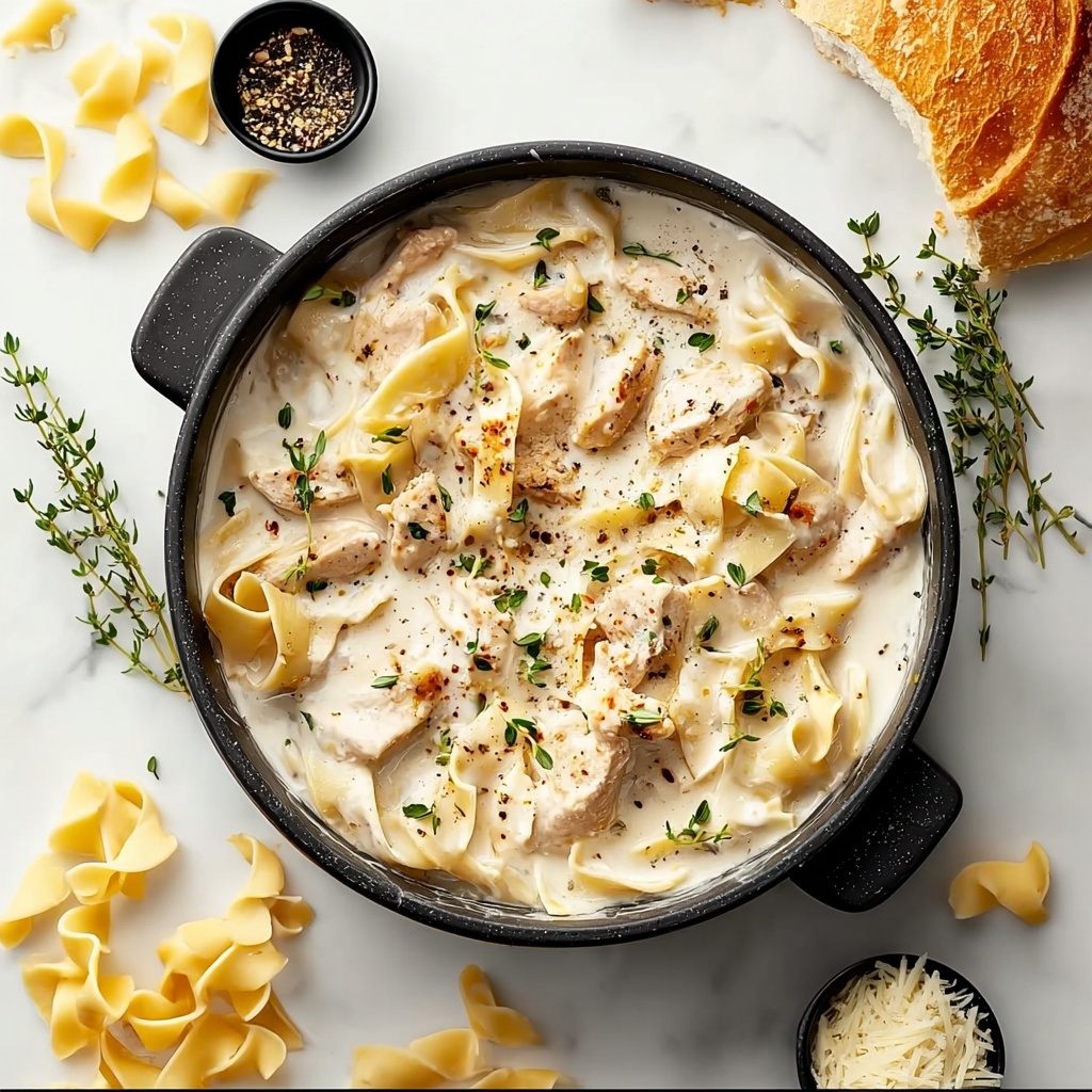 One Pot Chicken Alfredo Recipe - Recipe Image