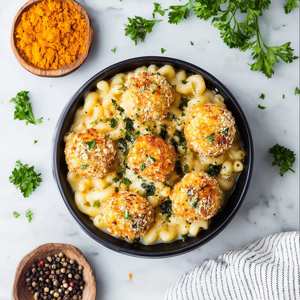 Cheesecake Factory Air Fryer Fried Macaroni and Cheese Balls Recipe - Recipe Image