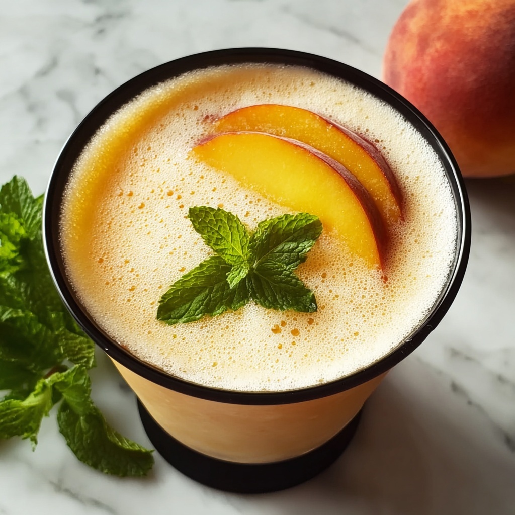 Frozen Peach Bellinis Recipe - Recipe Image