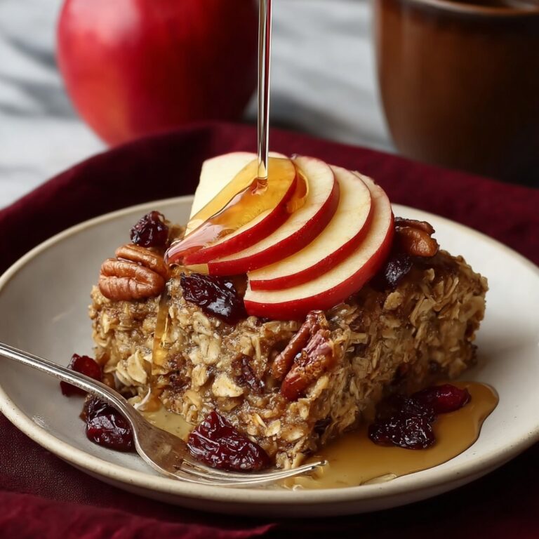Amish-Style Apple and Cinnamon Baked Oatmeal Recipe