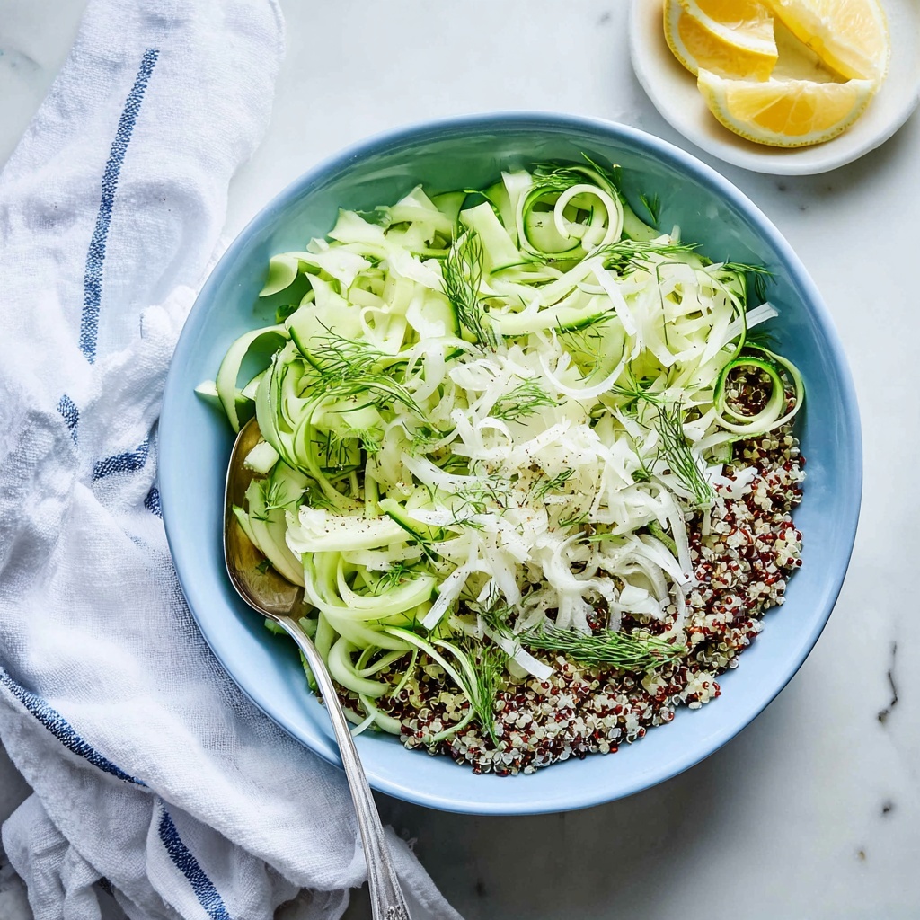 Shaved Fennel and Asparagus Salad with Quinoa and Manchego Recipe - Recipe Image