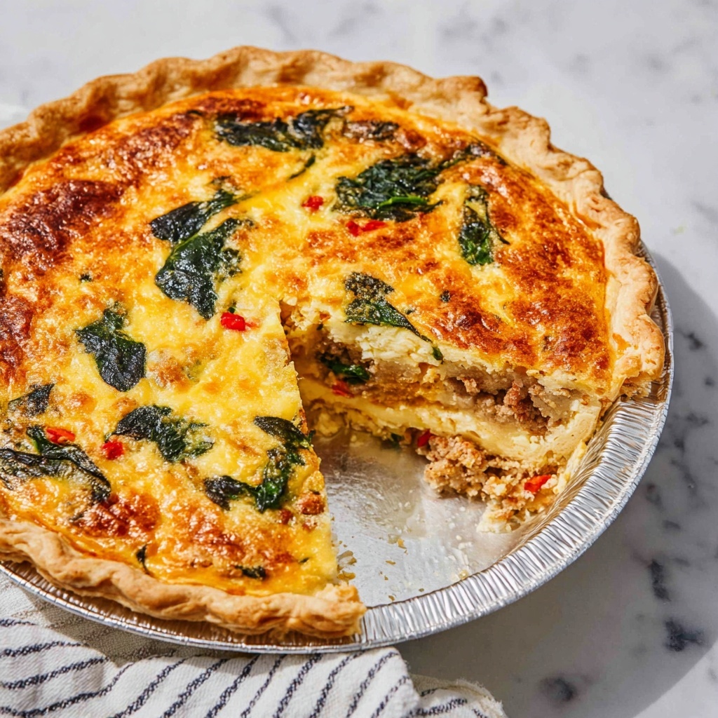 Sausage Breakfast Quiche Recipe - Recipe Image