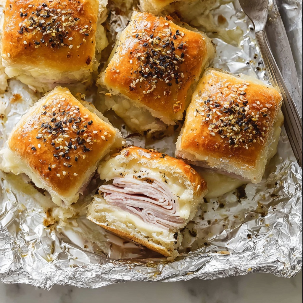 Turkey Sliders with Swiss Cheese and Everything Bagel Seasoning Recipe - Recipe Image