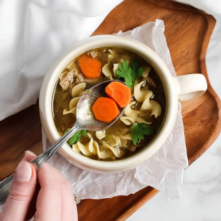Instant Pot Turkey Noodle Soup Recipe