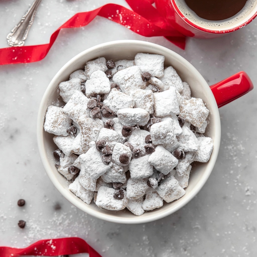 Salted Caramel Puppy Chow Snack Mix Recipe - Recipe Image