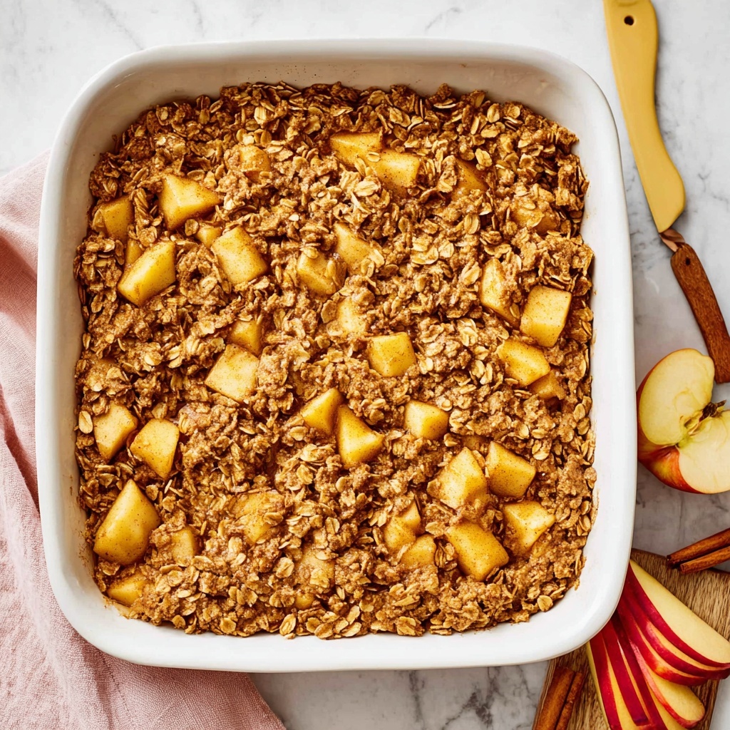 Baked Apple Oatmeal Recipe - Recipe Image