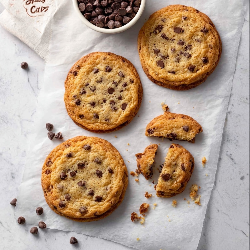 Brown Sugar Chocolate Chip Cookies (Thin and Crispy) Recipe - Recipe Image