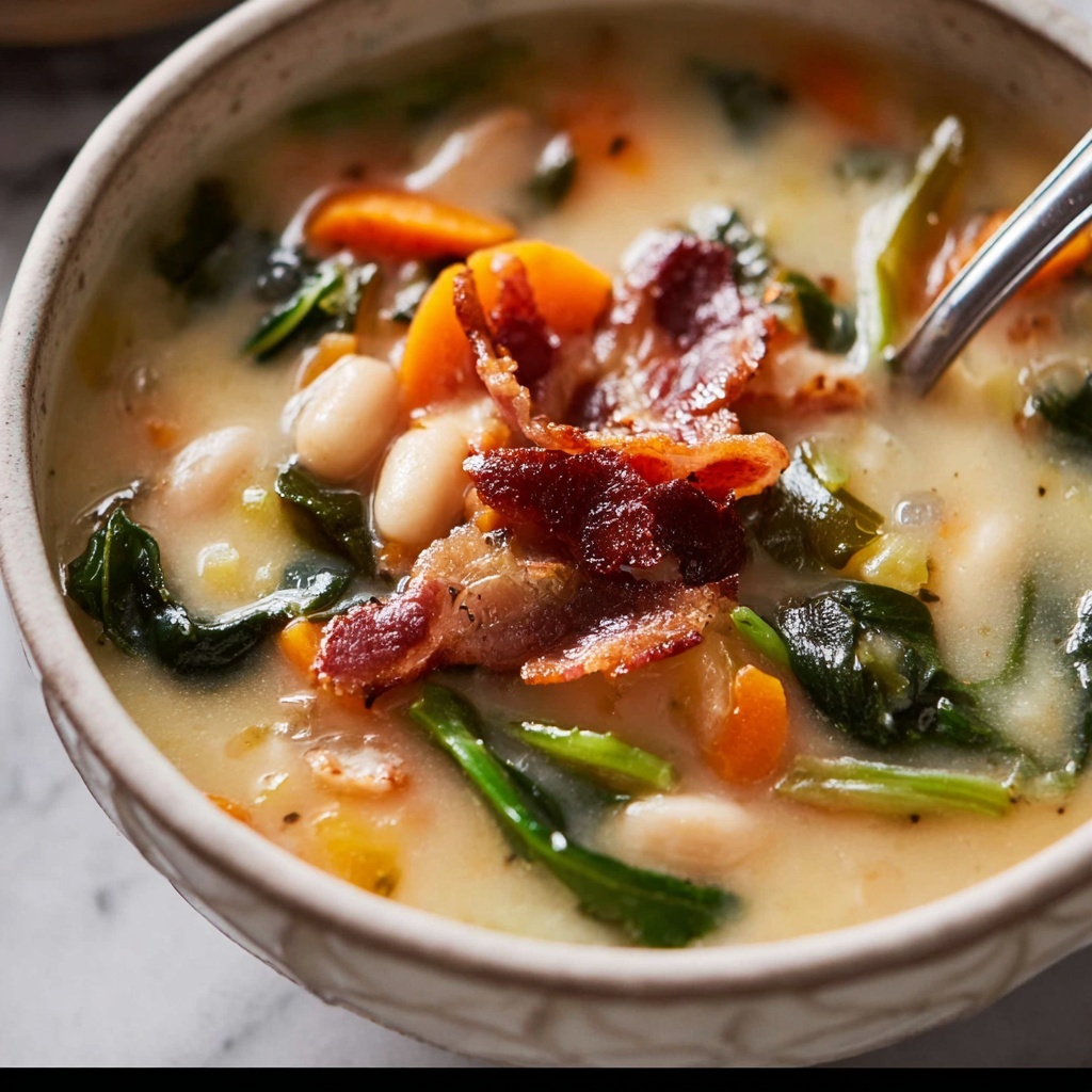 Slow Cooker Ham Bone Soup with Beans Recipe - Recipe Image