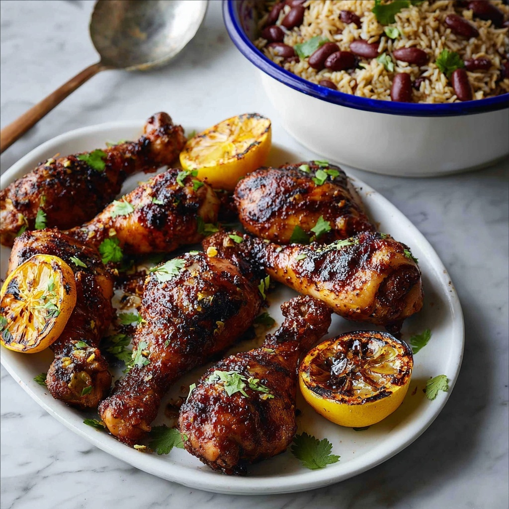 Jamaican Jerk Chicken Drumsticks Recipe - Recipe Image