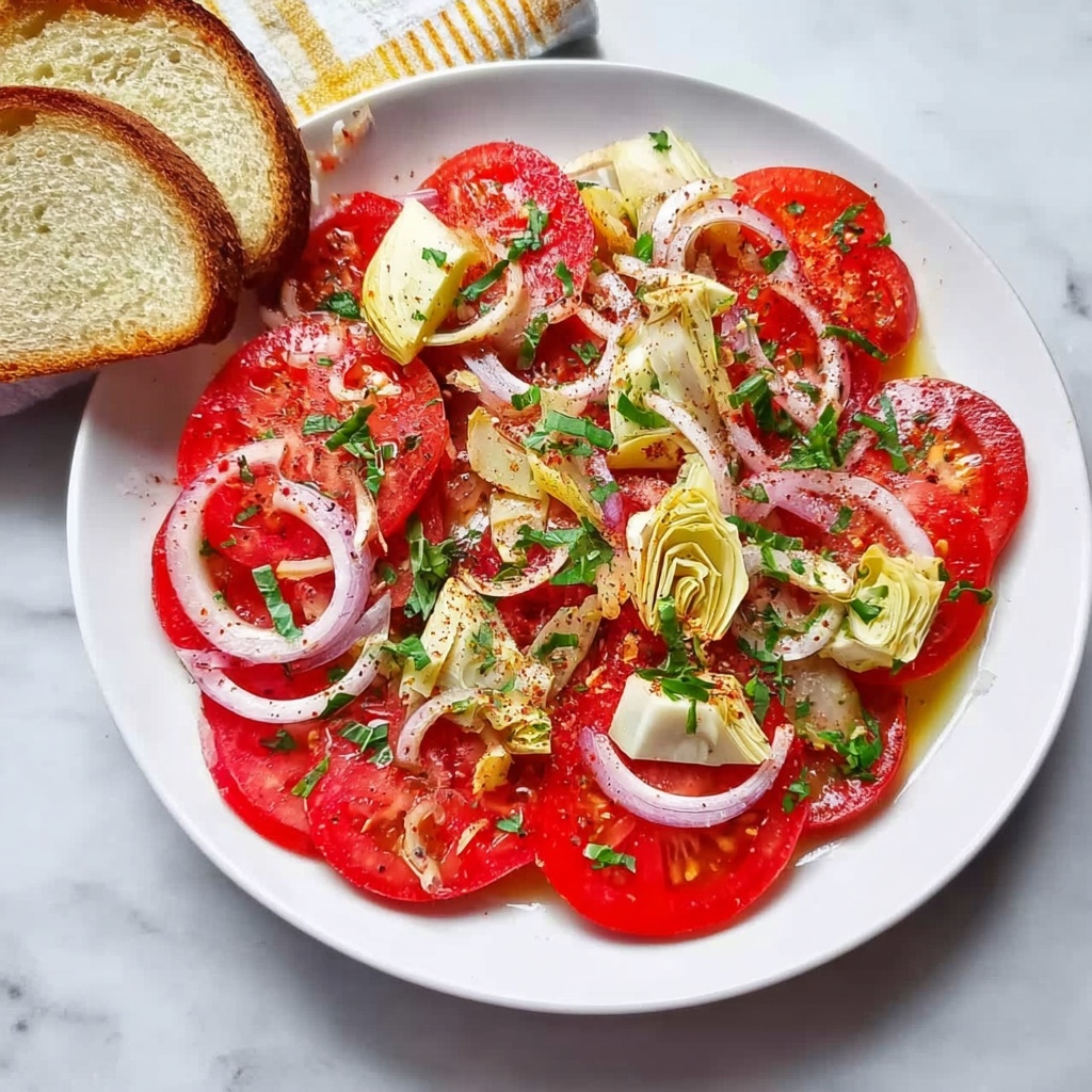 Tomato and Artichoke Salad with Capers Recipe - Recipe Image