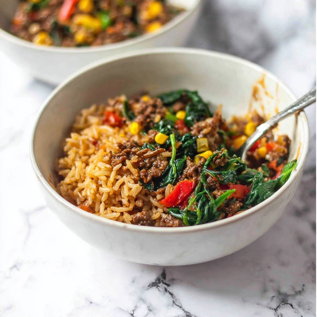 Beef and Rice with Veggies Recipe - Recipe Image