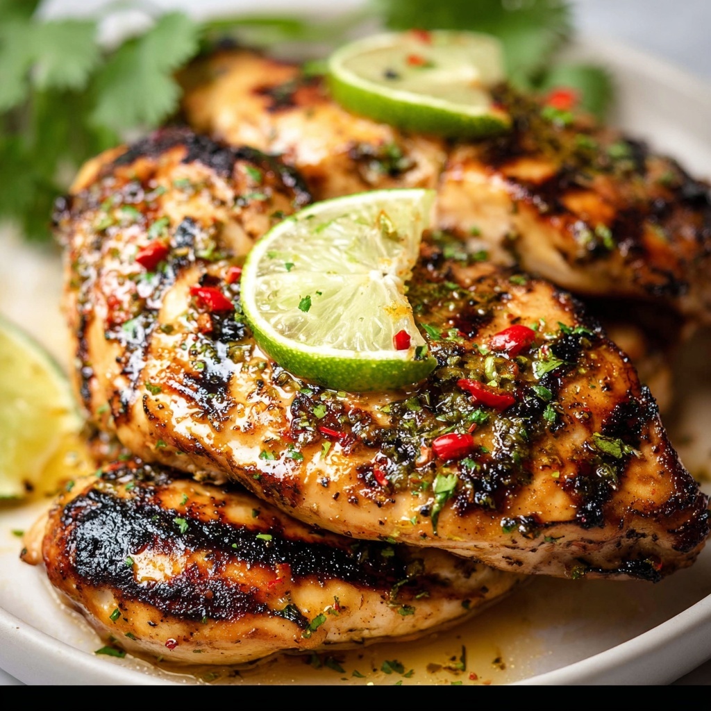 Lime Marinated Grilled Chicken Recipe - Recipe Image