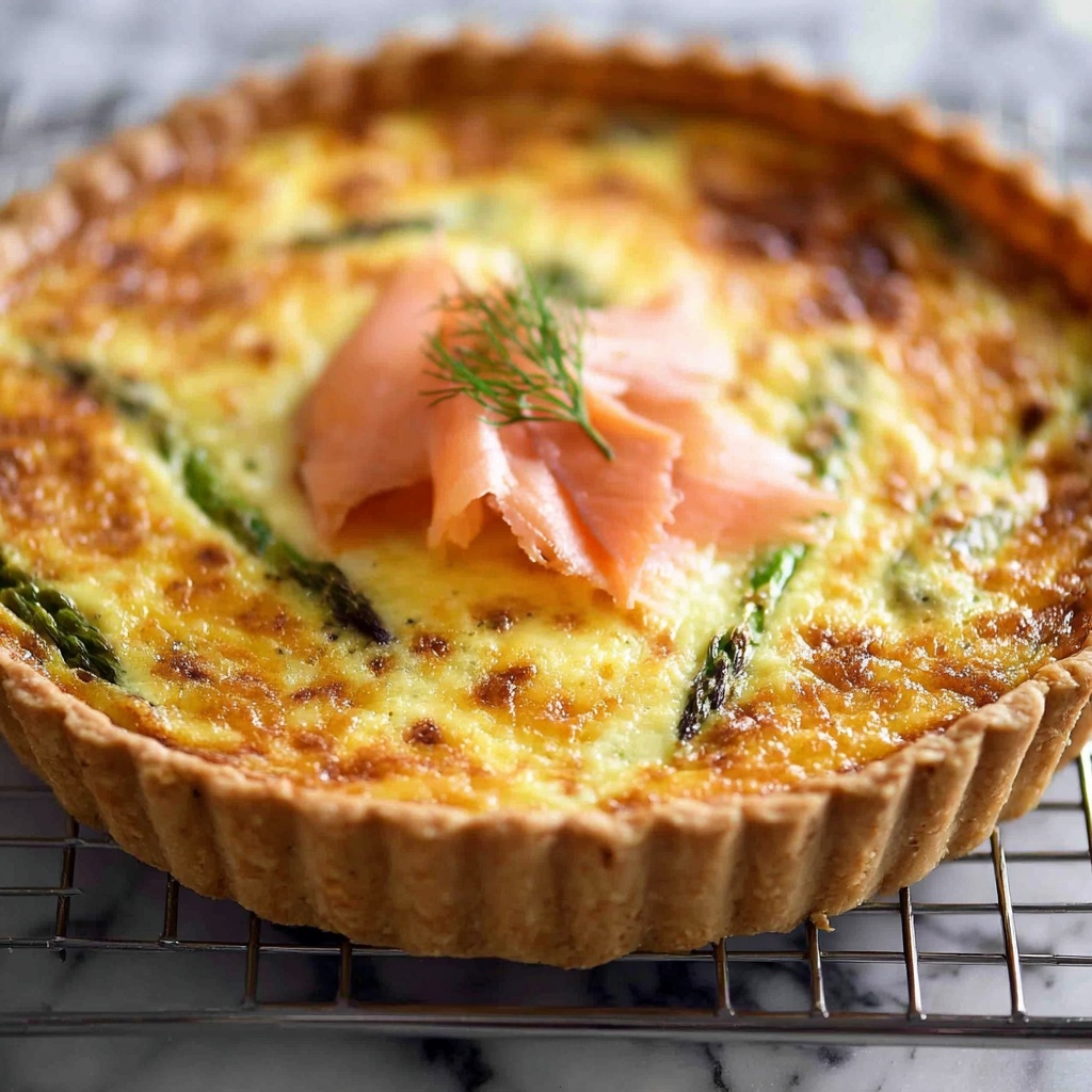 Salmon Quiche Recipe - Recipe Image