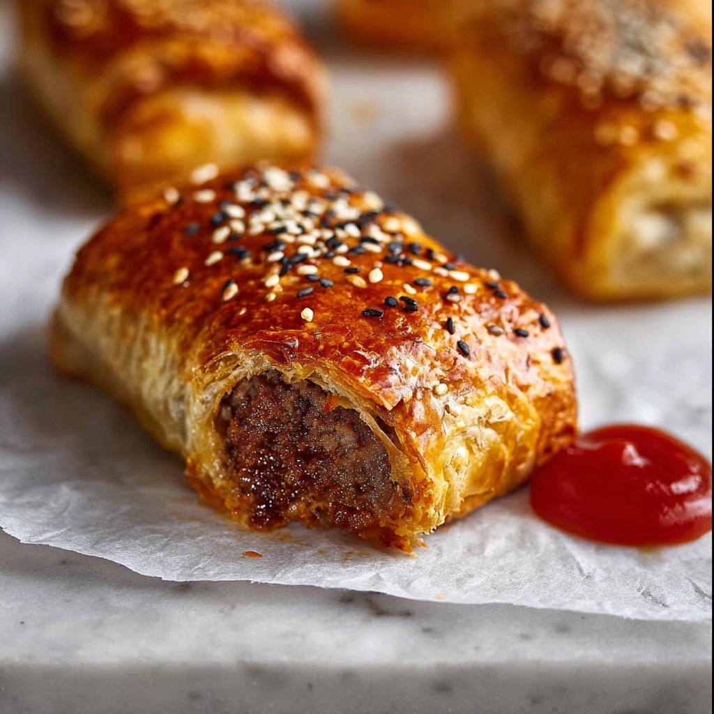 B85 Beef Sausage Rolls with Jalapeño and Cheese Recipe - Recipe Image