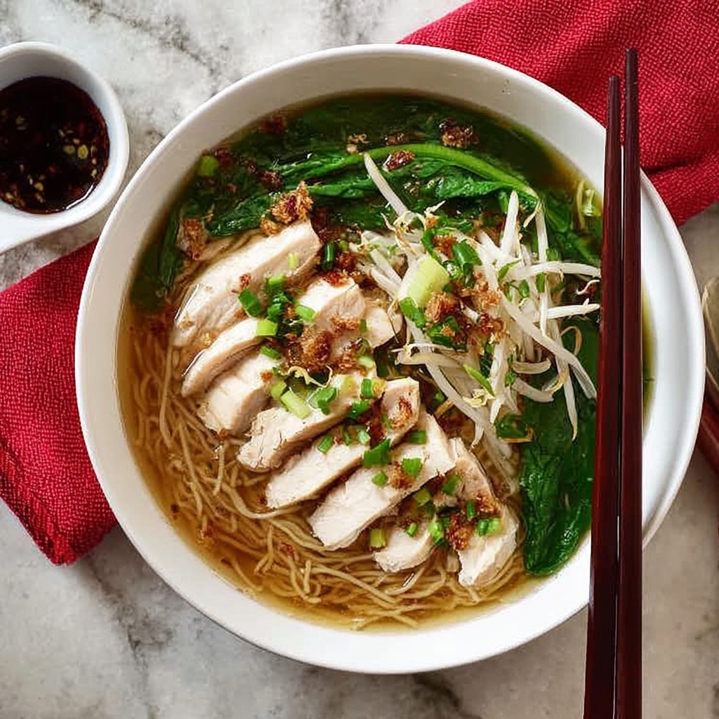 Foolproof Poached Chicken Noodle Soup Recipe - Recipe Image