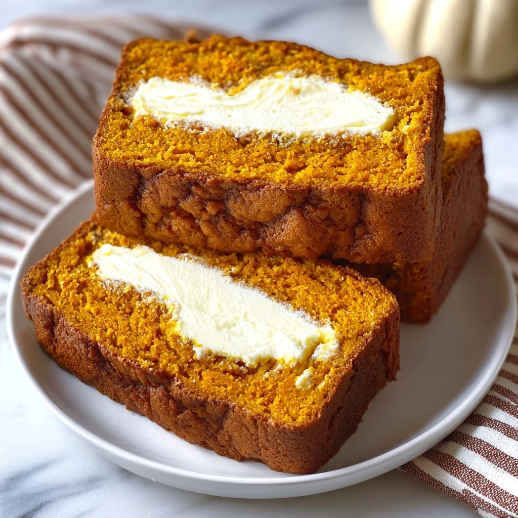 Cream Cheese-Filled Pumpkin Bread Recipe - Recipe Image