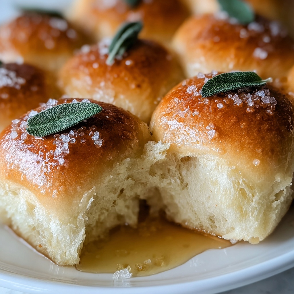 Brown Butter Sage Dinner Rolls Recipe - Recipe Image