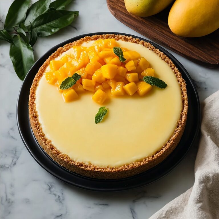 Tropical Mango Cheesecake Recipe