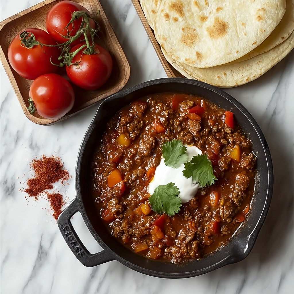 Carne Guisada with Flour Tortillas Recipe - Recipe Image