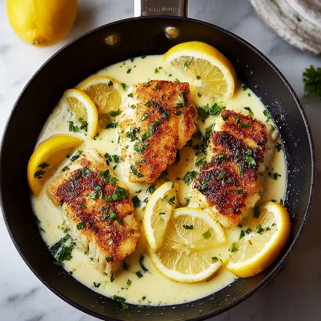 Pan Fried Tilapia with Lemon Butter Sauce Recipe - Recipe Image