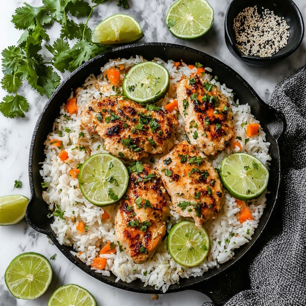 Coconut Lime Chicken and Rice Recipe - Recipe Image