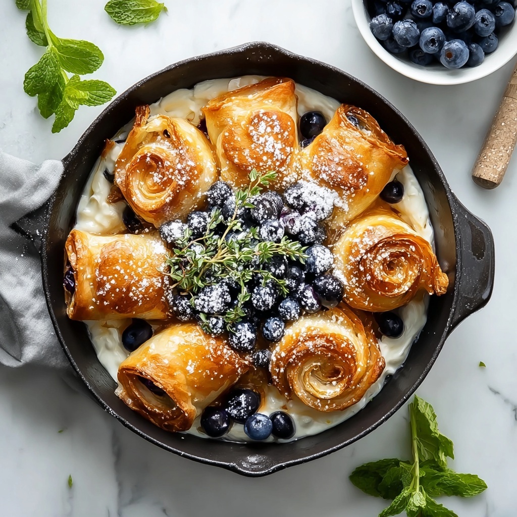 Blueberry Cream Cheese Egg Rolls Recipe - Recipe Image